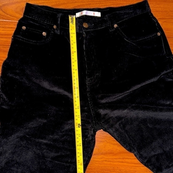 Straight leg velour velvet ribbed pants size 10p by bill blass jeanswear - Picture 5 of 7